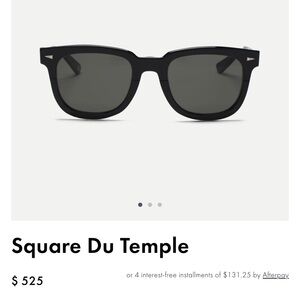 Ahlem Square du Temple Sunglasses